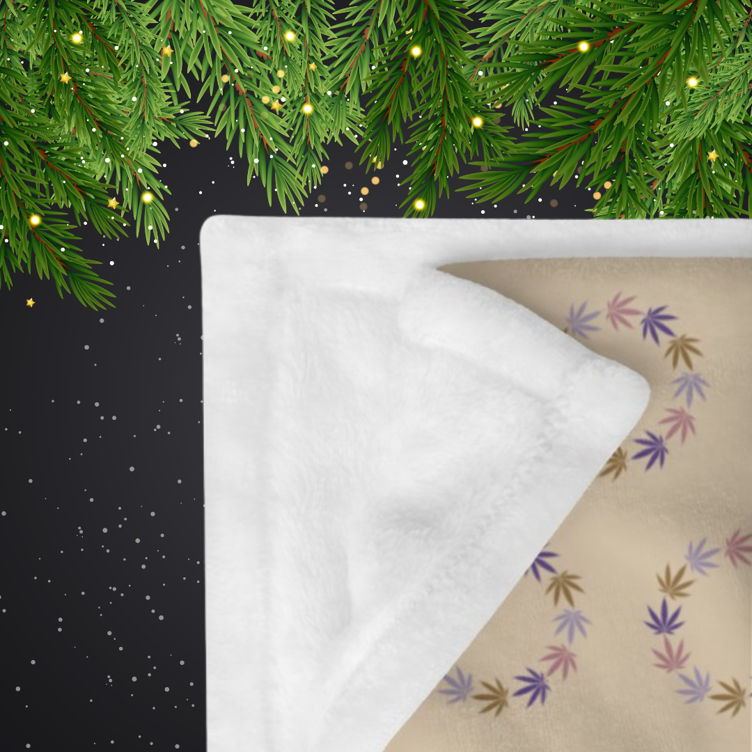 Throw Blanket Harvest Rose Gold Design - Image 9